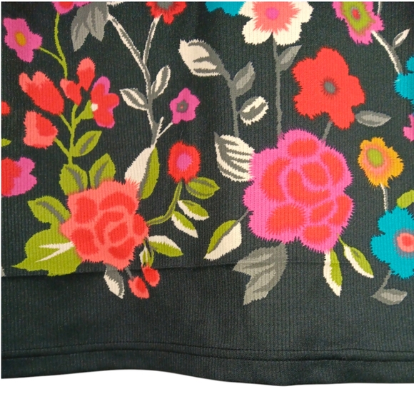 OMAR SHARIF Paris Pullover Lightweight, Floral design Top SZ EU 90 - Picture 4 of 11